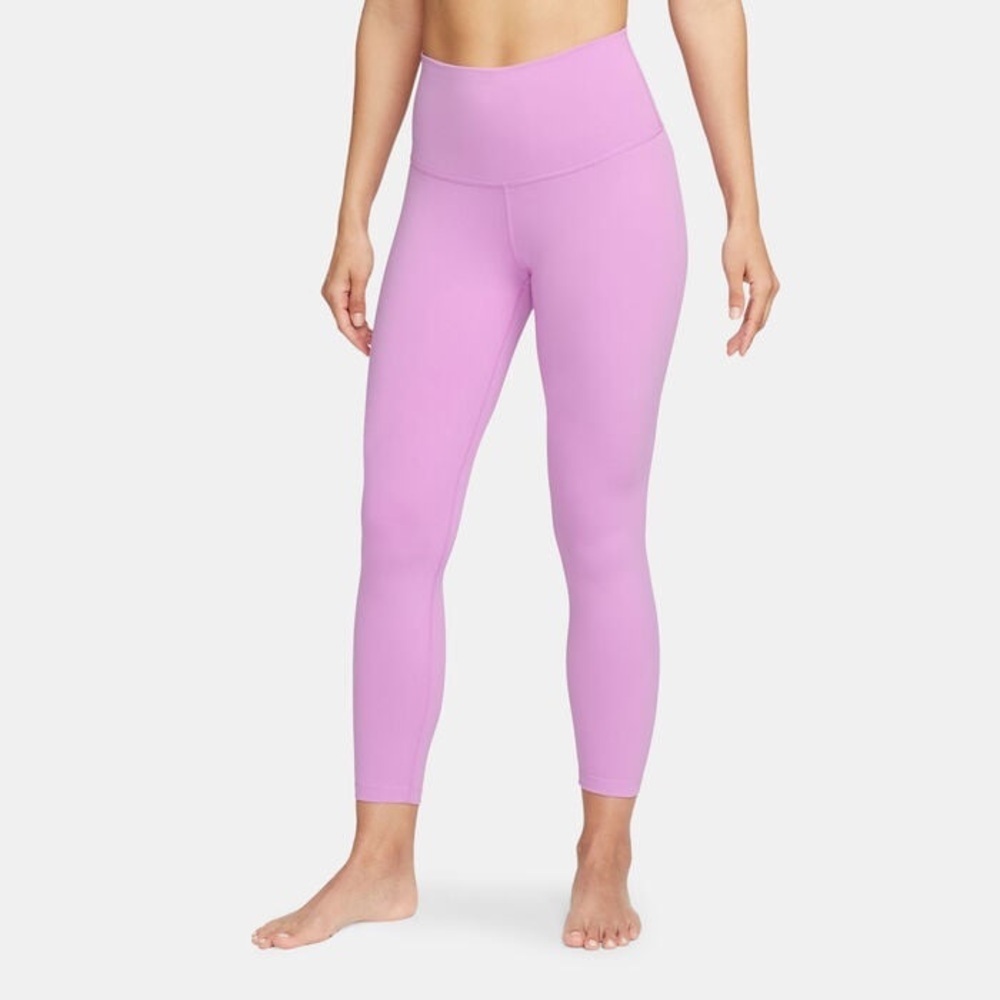 Nike Dri-Fit Light Purple HIgh Waist Mesh Detail Legging Tights